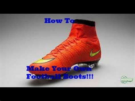 build your own football boots.